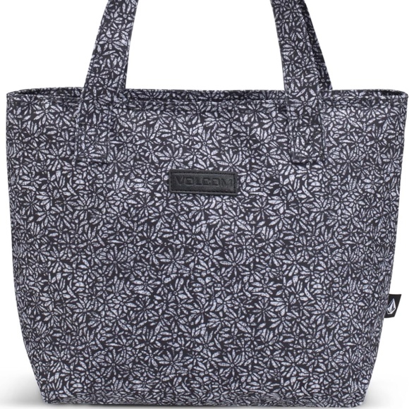 Volcom Women’s Poly Tote Bag Upper Class Lunch Tote - Picture 1 of 6